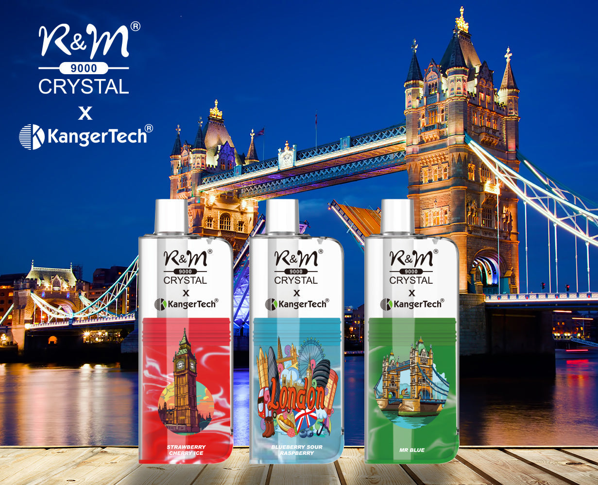 R&M CRYSTAL 9000 Puffs Disposable Vape Wholesale