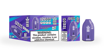 BangKing 12K Puffs Smart Full Screen Turn Ice Wholesale Disposable Vape Puff 12000k Prefilled Pod