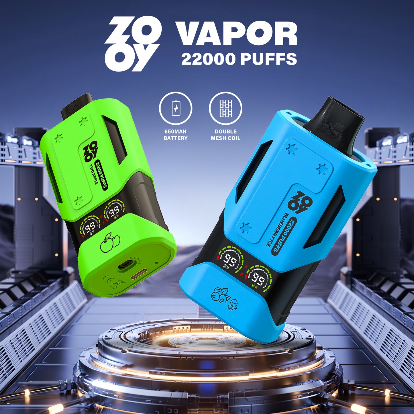 ZOOY Vape Vapor  22000 PUFF Disposable Vape In Sales