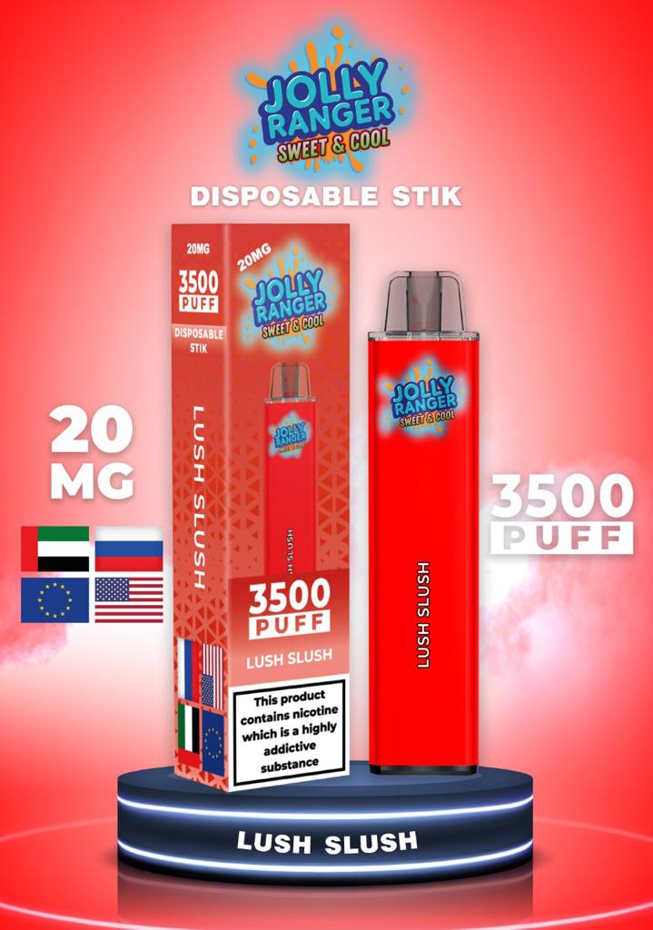Jolly Ranger 3500 Rechargeable Draw- Activated 2ml- SPECIAL OFFER EXP:27/09/23