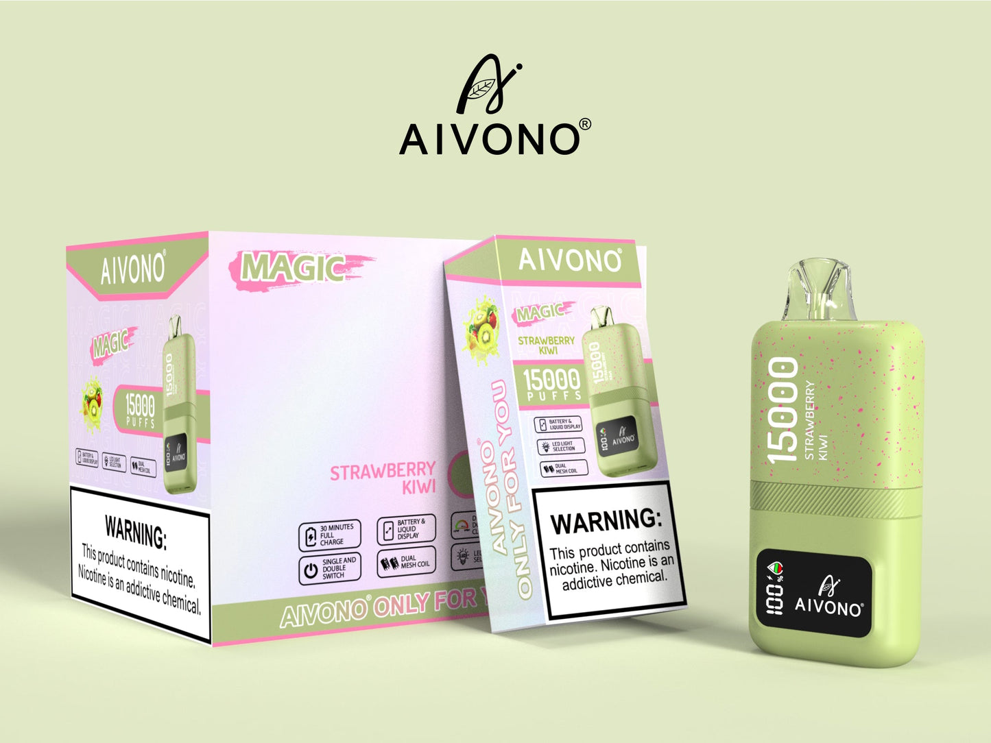 AIVONO MAGIC 15000 Puffs Disposable Vape Wholesale