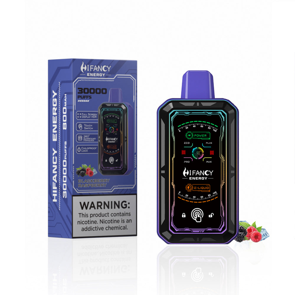 HIFANCY ENERGY 30000 Puffs Disposable Vape Wholesale 34ml E-liquid 2%/3%/5% Nicotine 800mah Battery