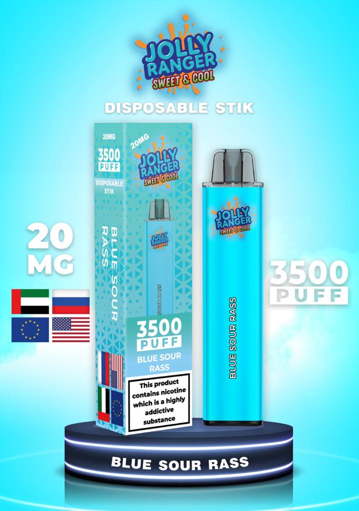 Jolly Ranger 3500 Rechargeable Draw- Activated 2ml- SPECIAL OFFER EXP:27/09/23