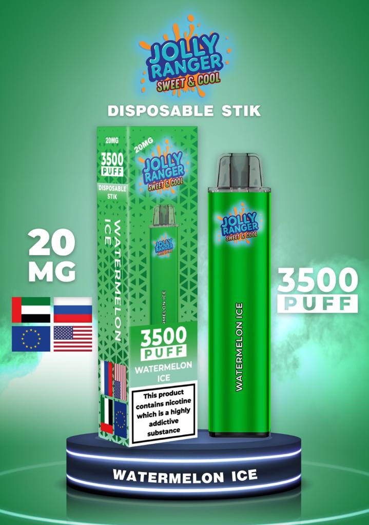 Jolly Ranger 3500 Rechargeable Draw- Activated 2ml- SPECIAL OFFER EXP:27/09/23