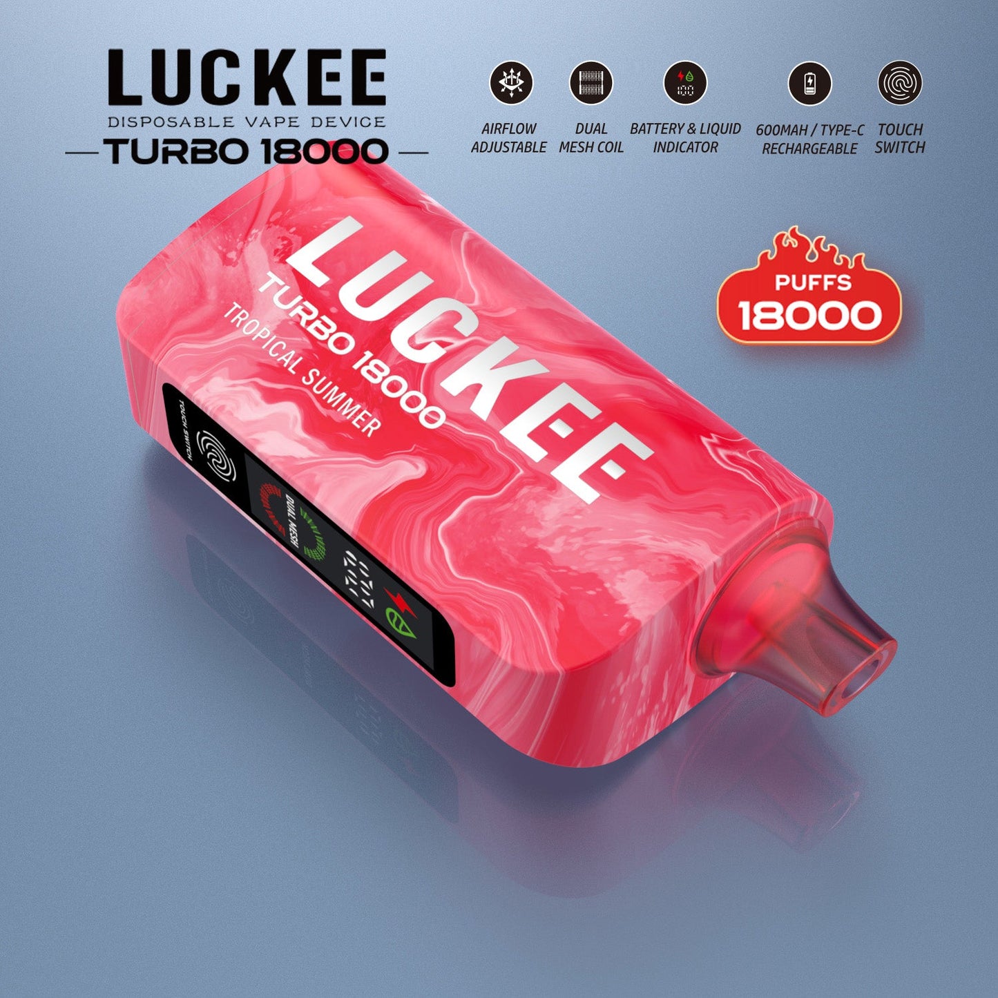 LUCKEE TURBO 18000 Puffs Disposable Vape Wholesale