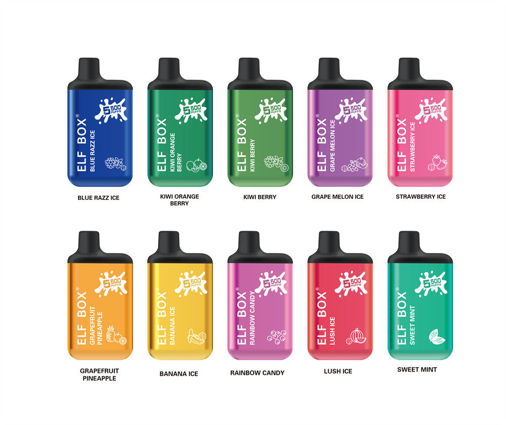 ELF BOX 5500 Puffs Disposable Vape Wholesale