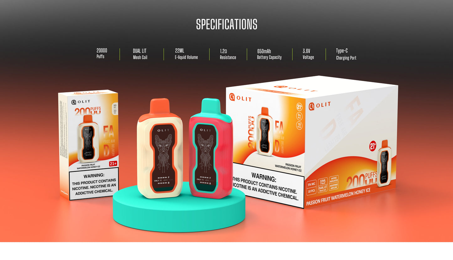OLIT FAD 20000 Puffs Disposable Vape Wholesale