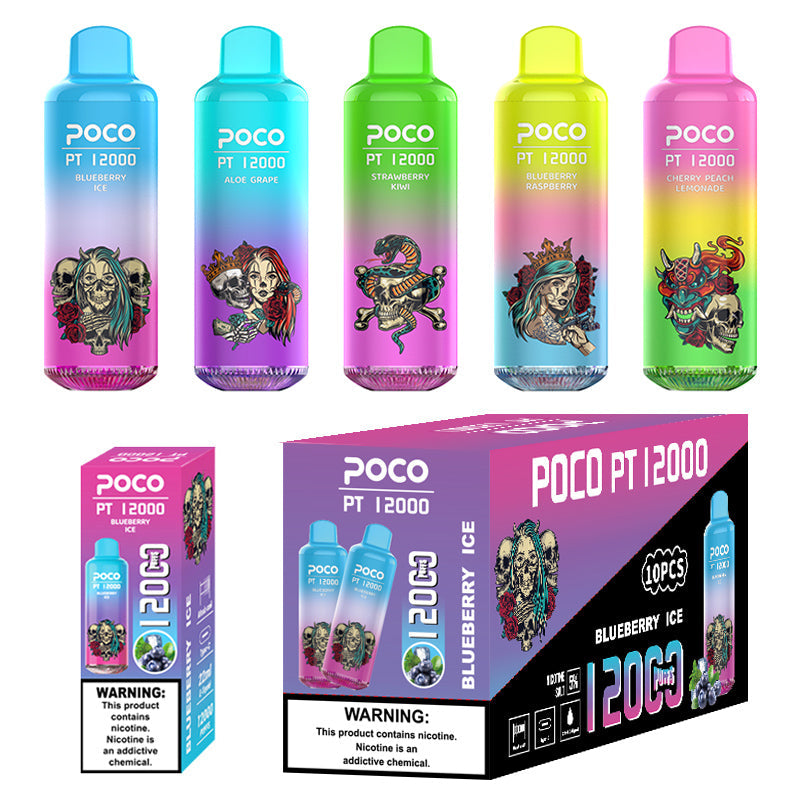EU Warehouse POCO PT 12000 Puffs Disposable Vape Wholesale