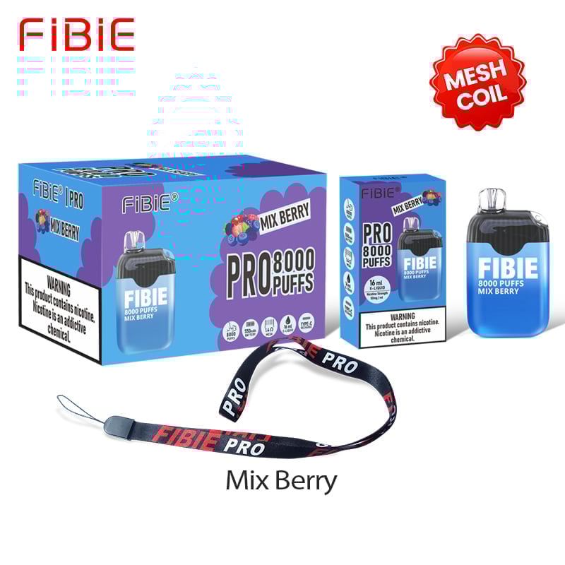 Grape-Ice - FIBIE 8000 Puffs Disposable Vapor Wands(8000 PUFFS)