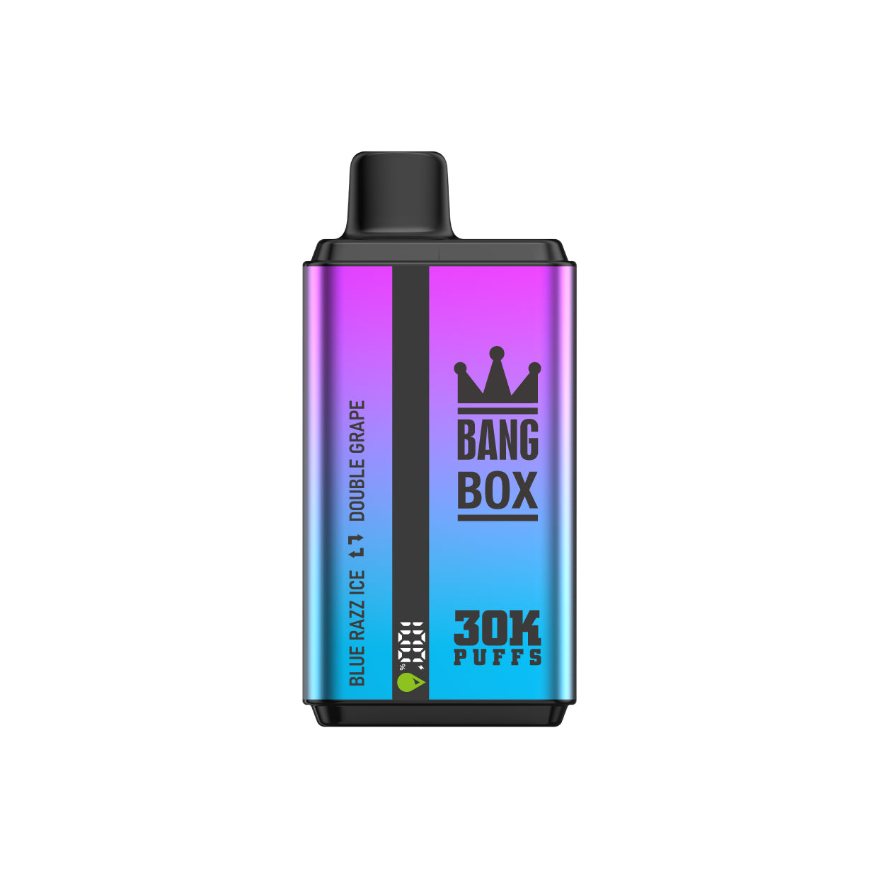 BANGBOX 30000 puffs dual flavors vape,LED Display capcity Batterya ,35ml 850MAH ,12 Flavor Display