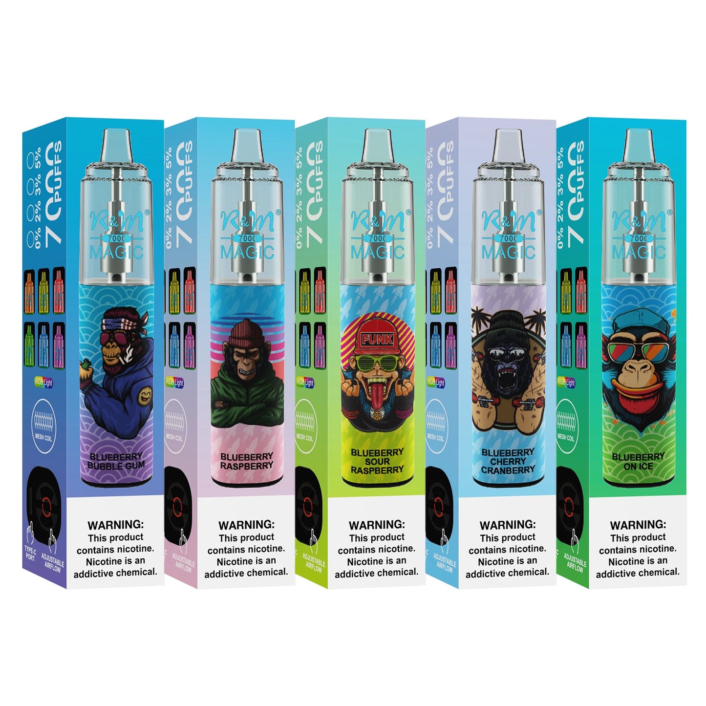R&M MAGIC 7000 Puffs Disposable Vape Wholesale