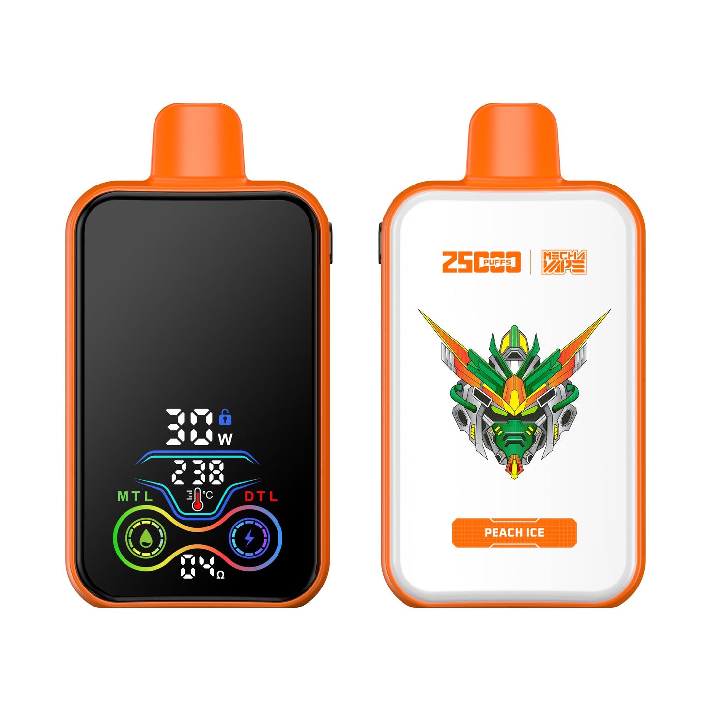 ATVS 25000 Puffs :DTL/MTL Disposable Vape with Smart Full Screen