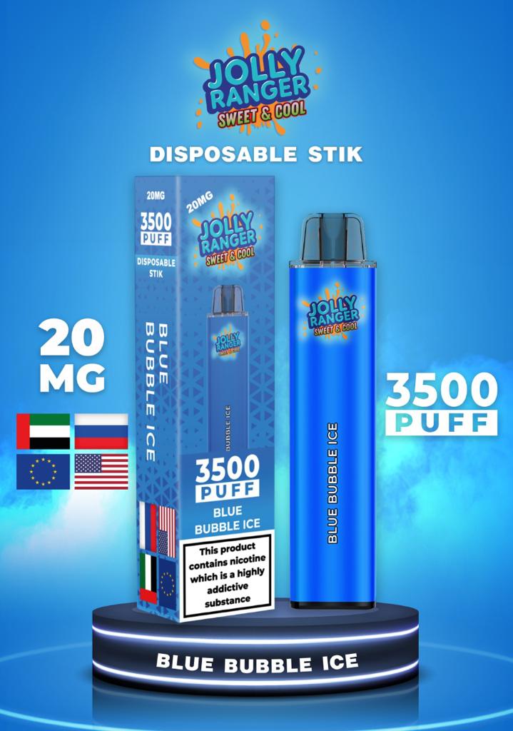 Jolly Ranger 3500 Rechargeable Draw- Activated 2ml- SPECIAL OFFER EXP:27/09/23