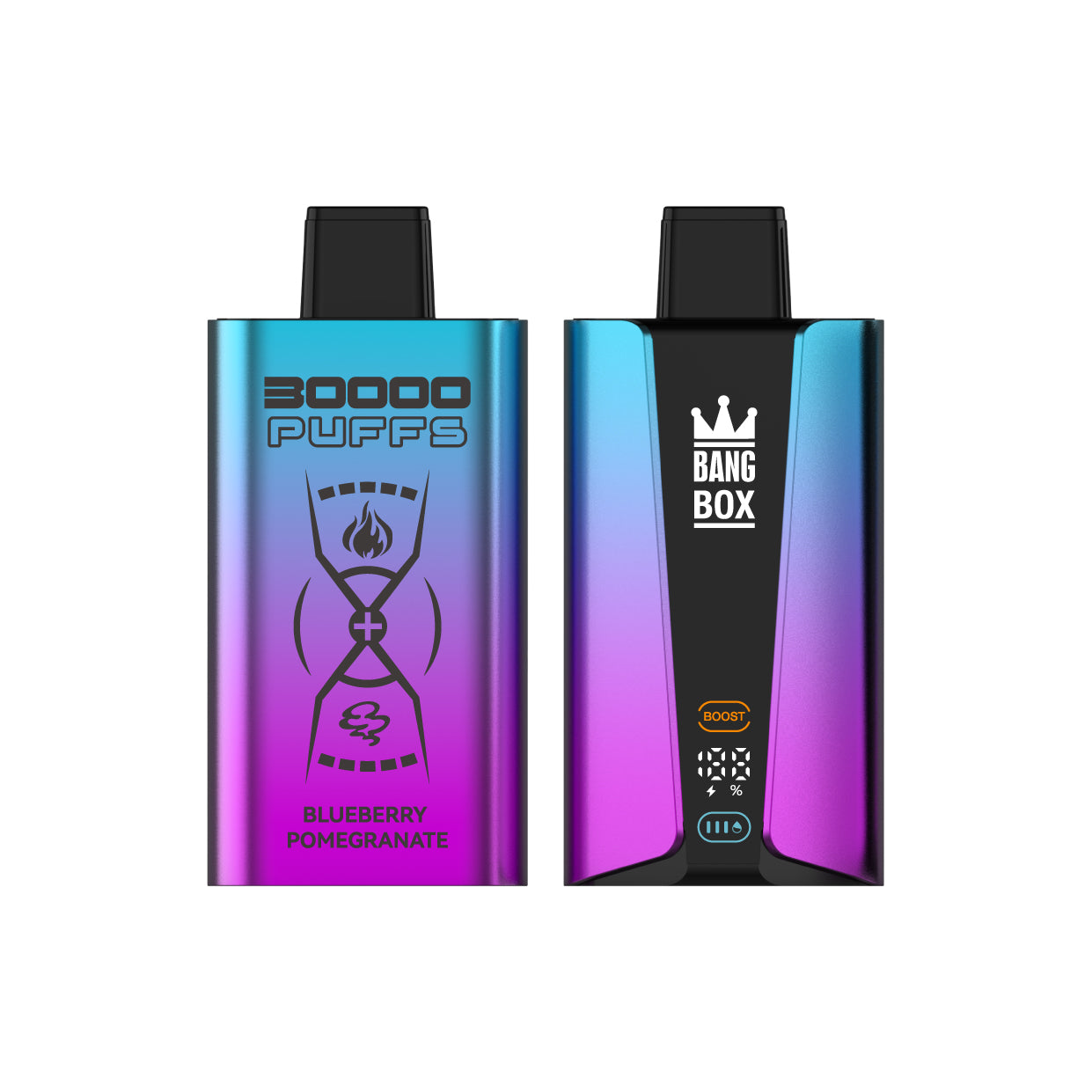 Bangbox 30000puff vape,LED Display capcity Batterya ,26ML 850MAH ,12 Flavor Display