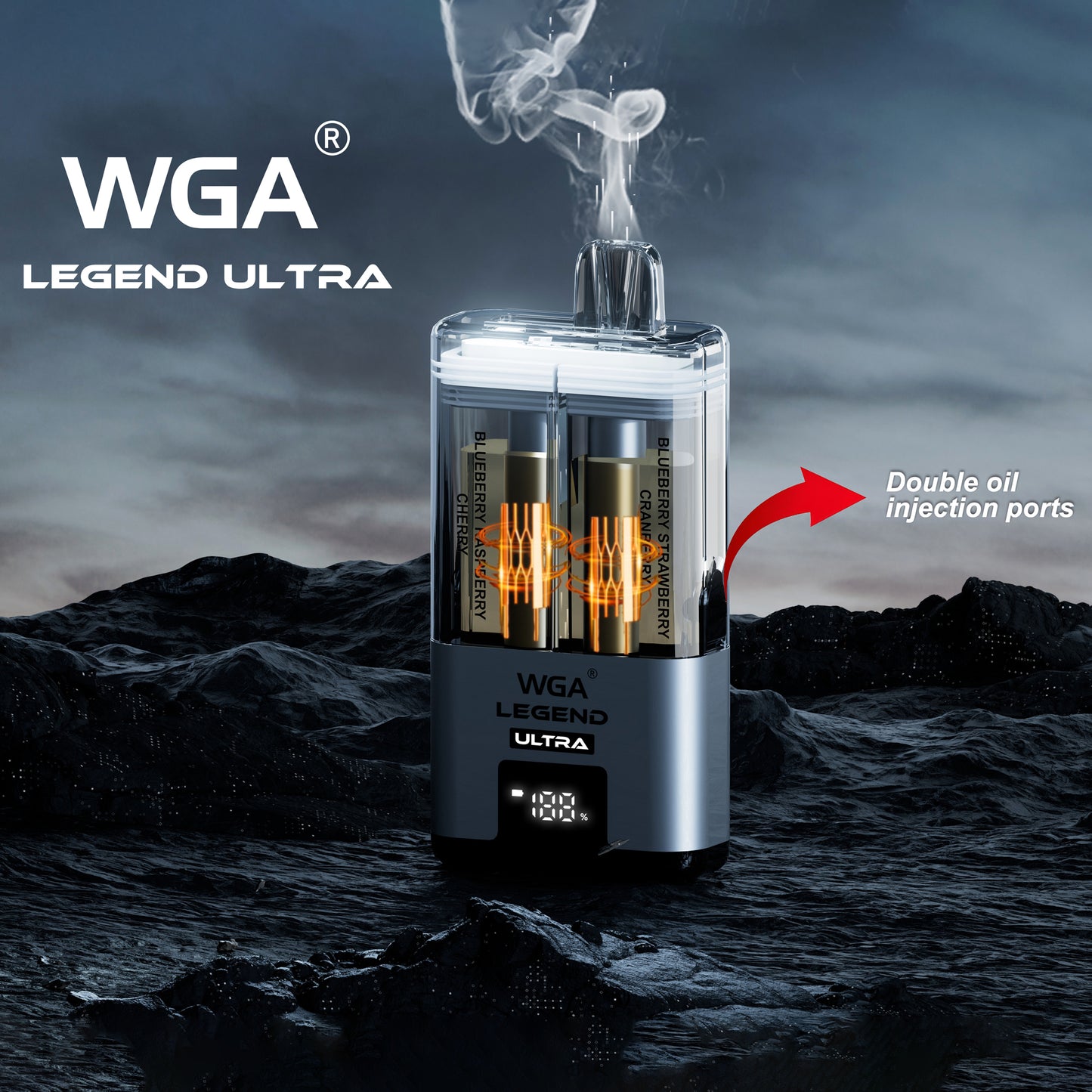 WGA Crystal LEGEND ULTRA 30000 puff Disposable Vape Wholesale