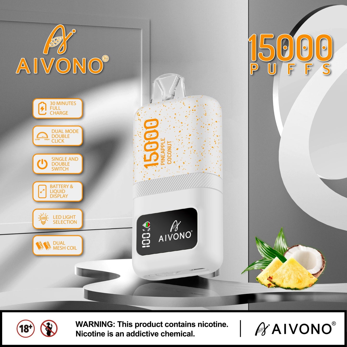 AIVONO MAGIC 15000 Puffs Disposable Vape Wholesale