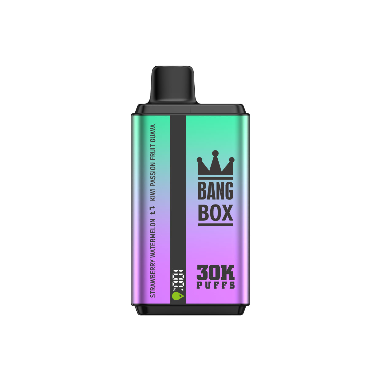 BANGBOX 30000 puffs dual flavors vape,LED Display capcity Batterya ,35ml 850MAH ,12 Flavor Display