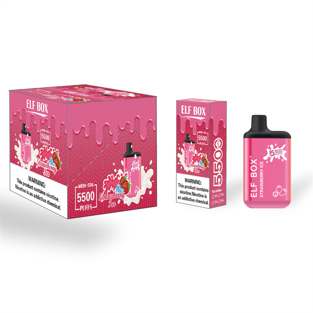 ELF BOX 5500 Puffs Disposable Vape Wholesale
