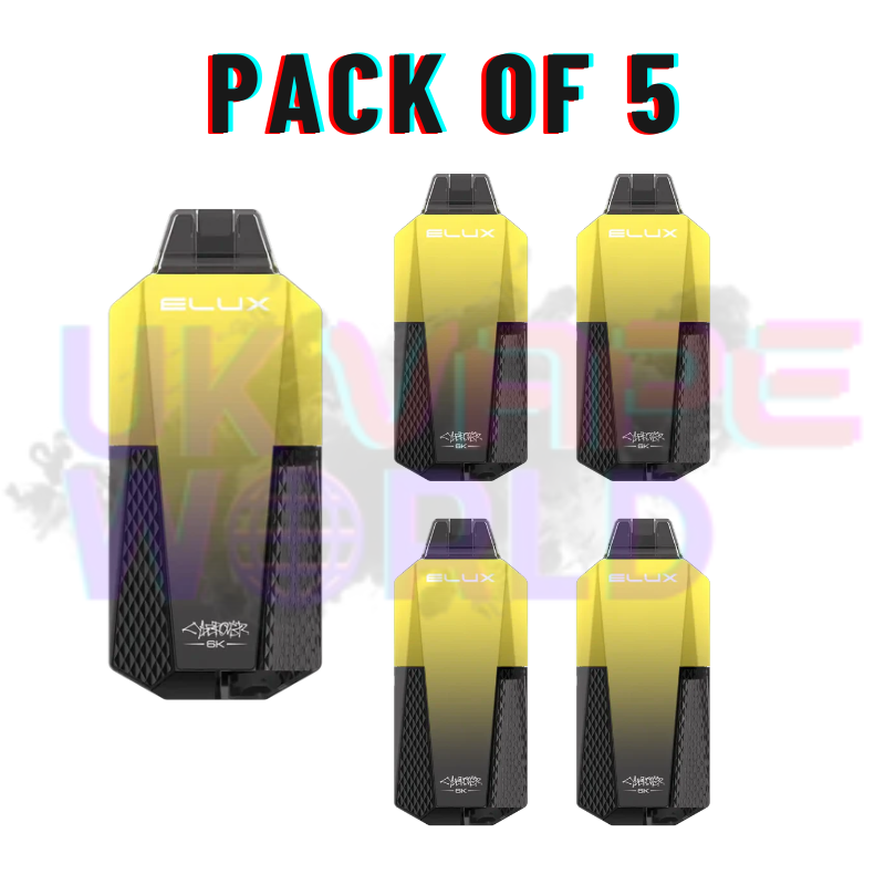 Banana ICE Elux CyberOver 6000 Puff 6K Pod Vape Kit