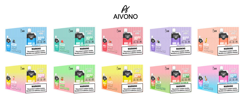 AIVONO AIM CLEAR 8000 Puffs Disposable Vape Wholesale