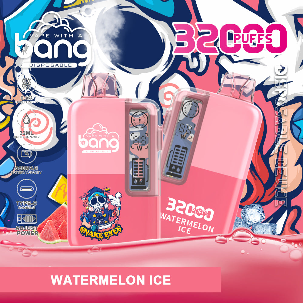 BangKing 32000 Puffs Smart Full Screen Turn Ice Wholesale Disposable Vape Puff 32k Prefilled Pod