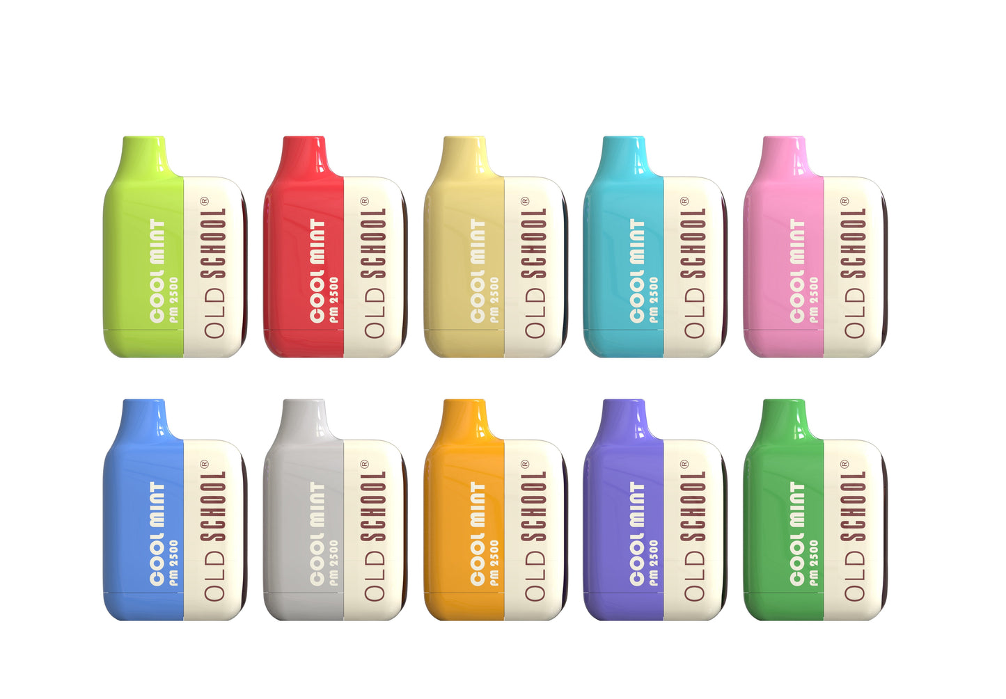 OLD School PD2000 Puffs Disposable Vape Wholesale-500mAh battery, 5ml E-liquid, Multiple Nicotine 10 Flavors