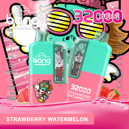 BangKing 32000 Puffs Smart Full Screen Turn Ice Wholesale Disposable Vape Puff 32k Prefilled Pod