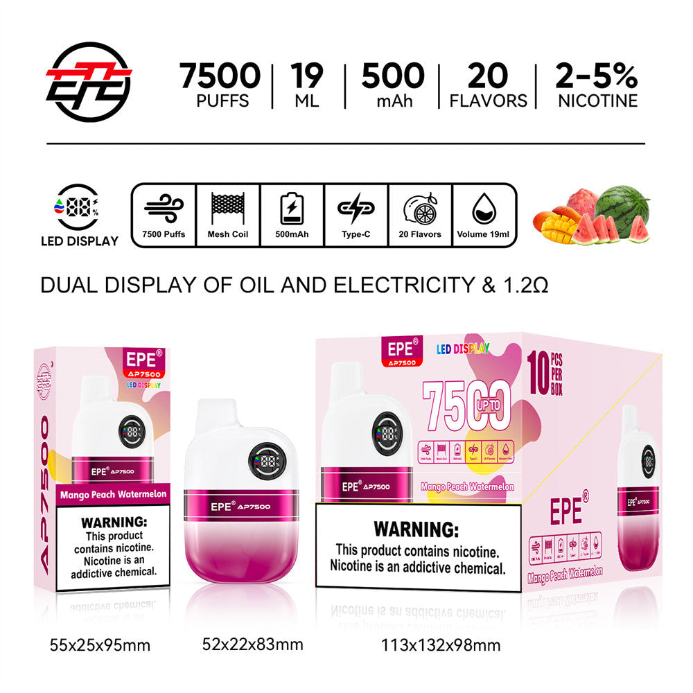 EPE AP7500 Puffs Disposable Vape Wholesale
