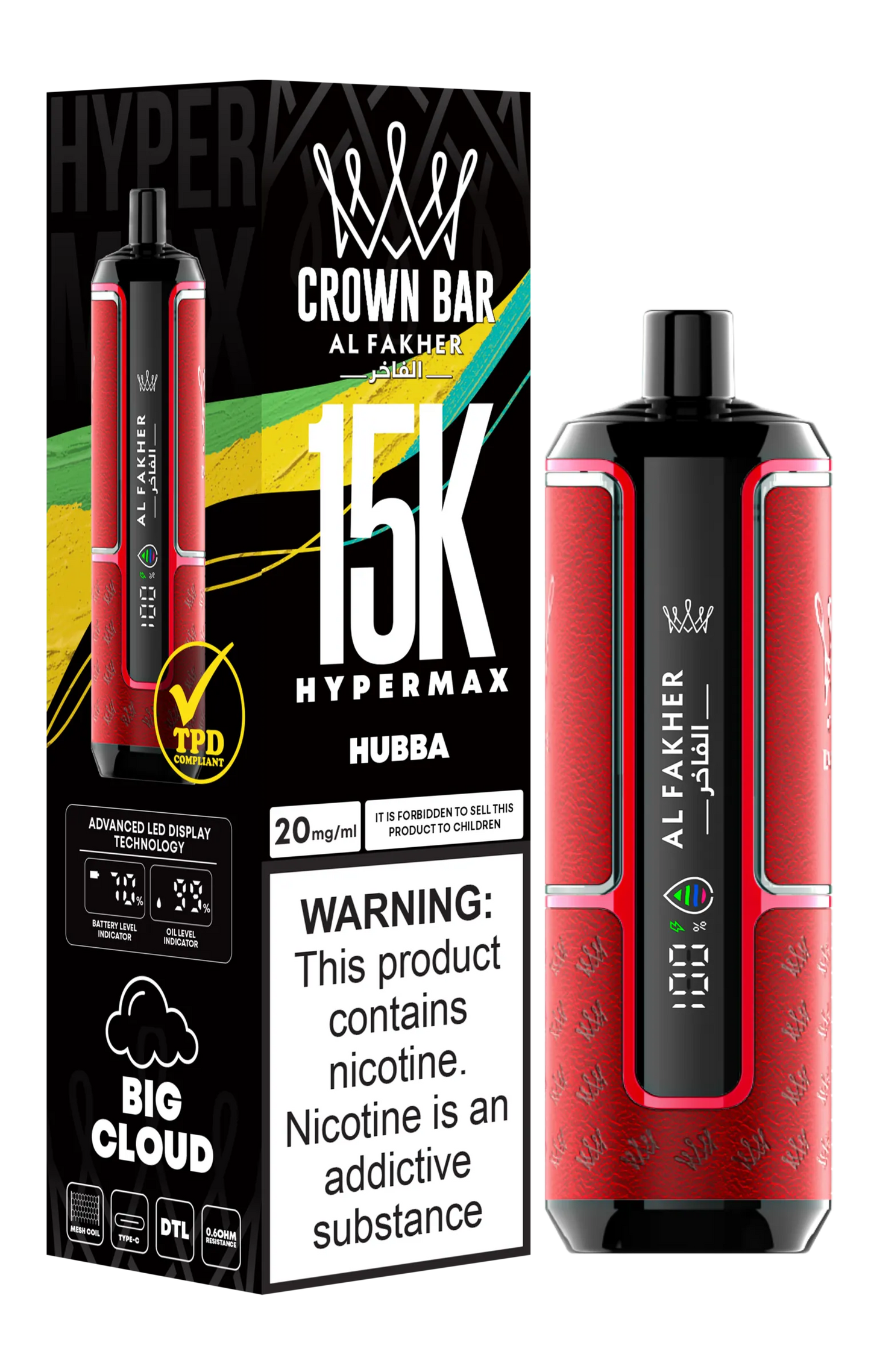 Hubba Al Fakher HyperMax 15k Puff