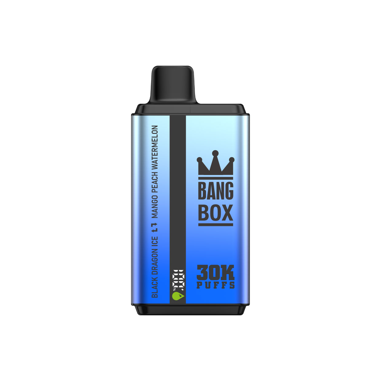 BANGBOX 30000 puffs dual flavors vape,LED Display capcity Batterya ,35ml 850MAH ,12 Flavor Display