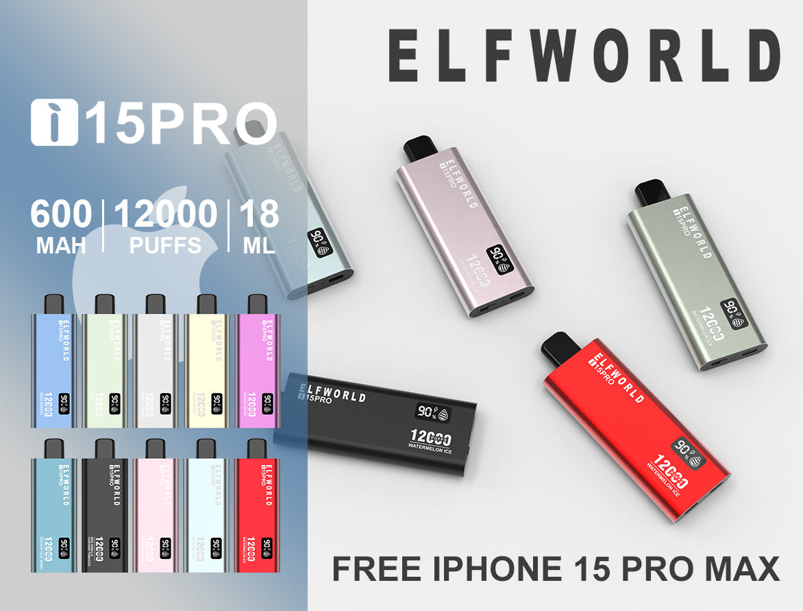 ELFWORLD i15 Pro 12000 Puffs Disposable Vape Wholesale