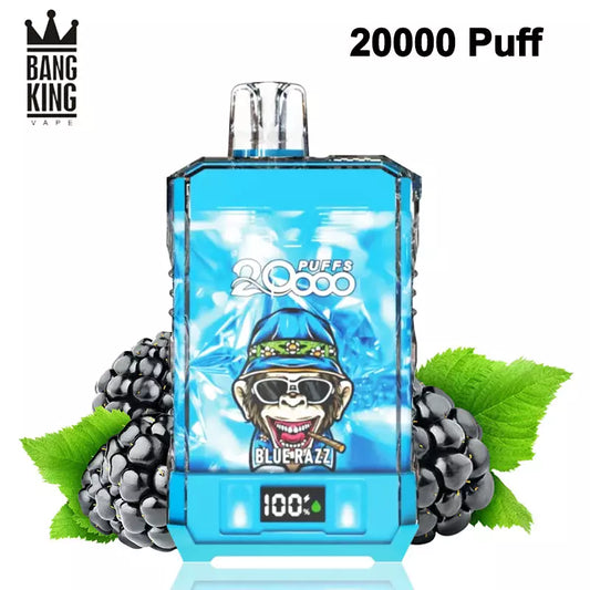 Bang King Vape 20000 Puffs 20k Digital Electronic Cigarette 0% 2% 5%