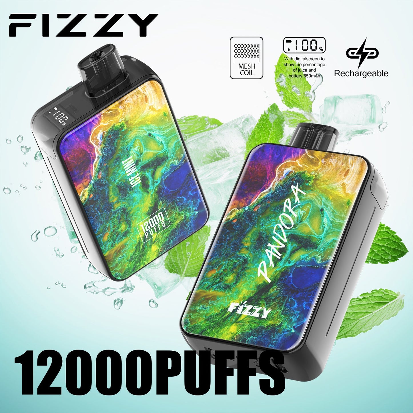 FIZZY PANDORA 12000 Puffs Disposable Vape Wholesale