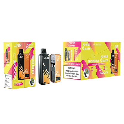 JNR  PowerMate  30000 Puffs 2% Nicotine  Pod Vape & PowerBank