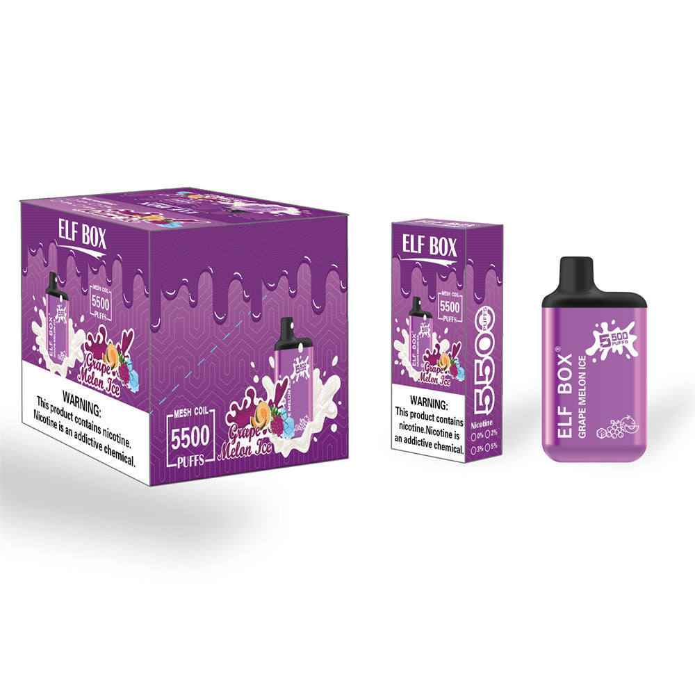 ELF BOX 5500 Puffs Disposable Vape Wholesale
