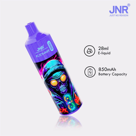 JNR ALIEN MAX 18000 Puffs Disposable E Cigarette Rechargeable Vape 21 Flavors Available