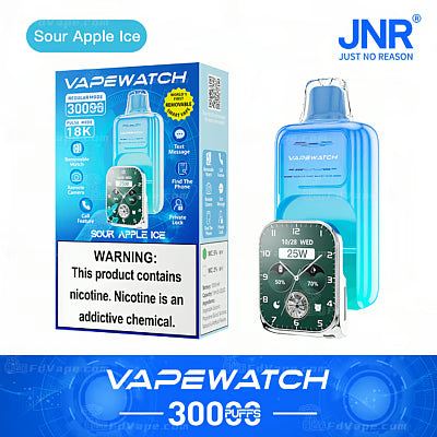 JNR Vape Watch 30000 Puffs Disposable Vape （2%3%5%Nicotine）19ML 850mAh 10 Flavors Available In Sales