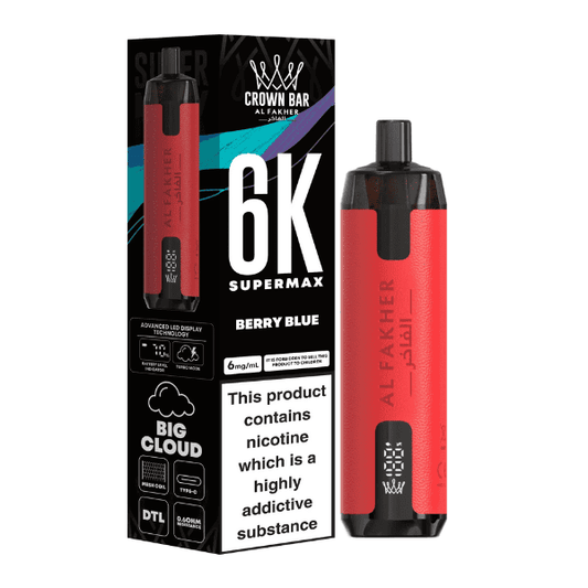 Al Fakher Supermax 6K Berry Blue