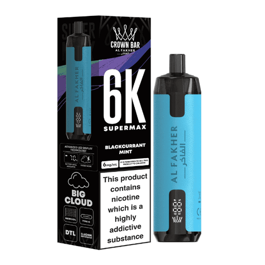 Al Fakher Supermax 6K Blackcurrant Mint
