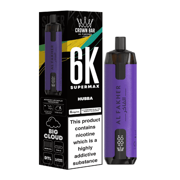 Al Fakher Supermax 6K Disposable Vape