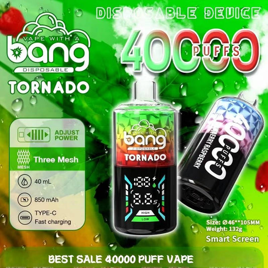 Bang With A Vape 40000 Tornado Wholesale Factory Price Good Sale