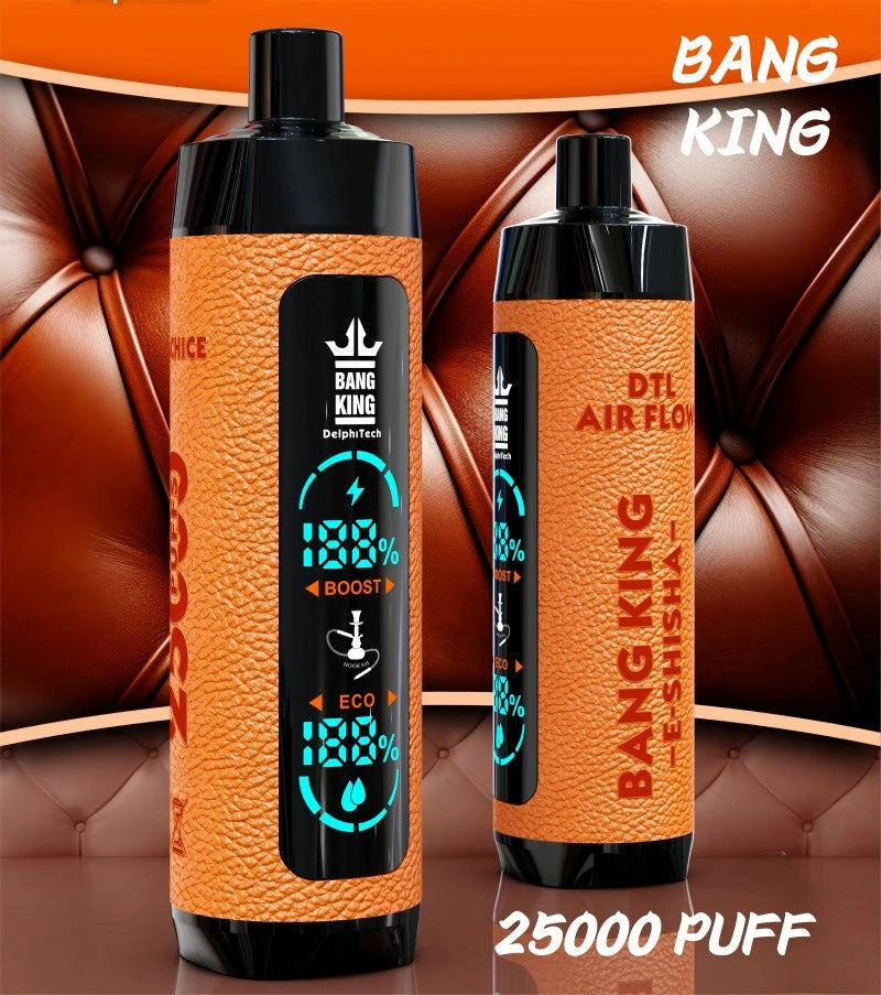 BangKing 25000 E-shisha Wholesale Discount Price Best Sale-850mAh Battery, 40ml E-liquid, Multiple Nicotine 12 Flavors