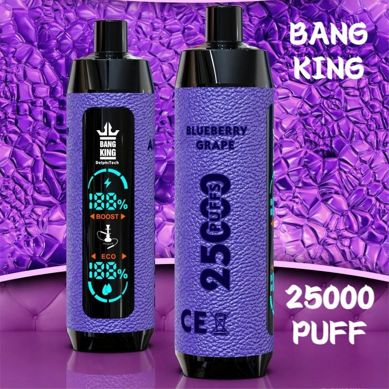 BangKing 25000 E-shisha Wholesale Discount Price Best Sale-850mAh Battery, 40ml E-liquid, Multiple Nicotine 12 Flavors