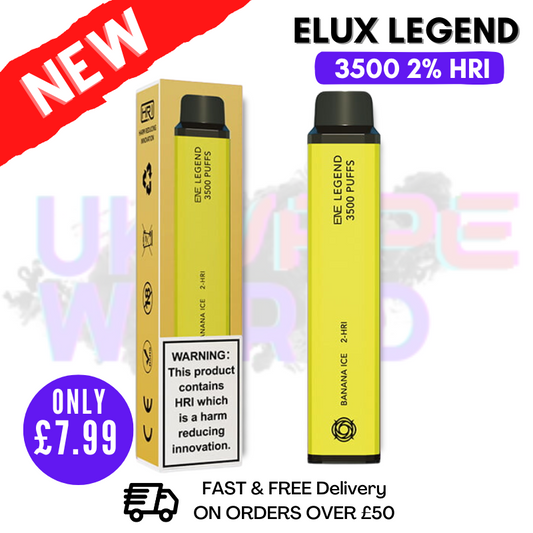 Elux Legend 3500 Puff Banana ice 2 HRI