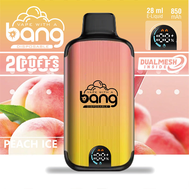 Genuine Hot Sell Bang Disposable Vape Original Randm Tornado Digital Smart Screen 20000Puffs