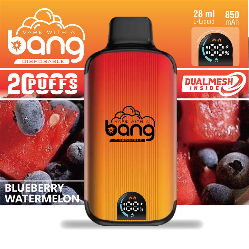 Genuine Hot Sell Bang Disposable Vape Original Randm Tornado Digital Smart Screen 20000Puffs