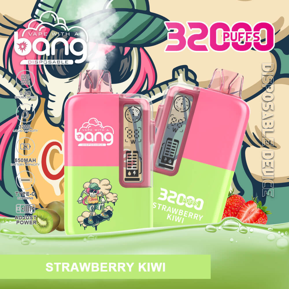 Bang 32000 PUFF Disposable Vape In Sales-850mAh Battery, 36ml E-liquid, Multiple Nicotine 12 Flavors