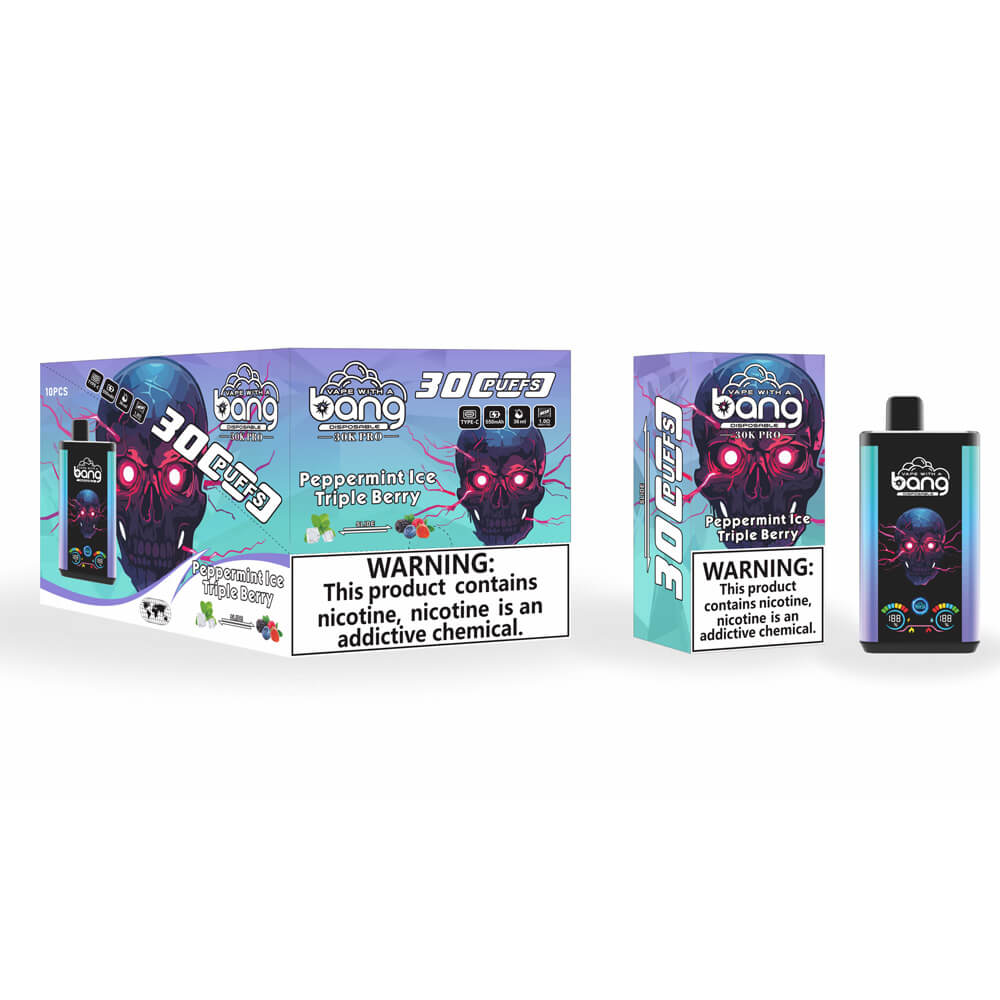 Bang Large screen 30000 PUFF dual flavors Disposable Vape In Sales-36ml E-liquid, Multiple Nicotine 16 Flavors