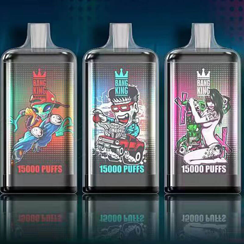 Bang King 15000 Puffs Disposable Vape Wholesale-850mAh Battery, 40ml E-liquid, Multiple Nicotine 12 Flavors