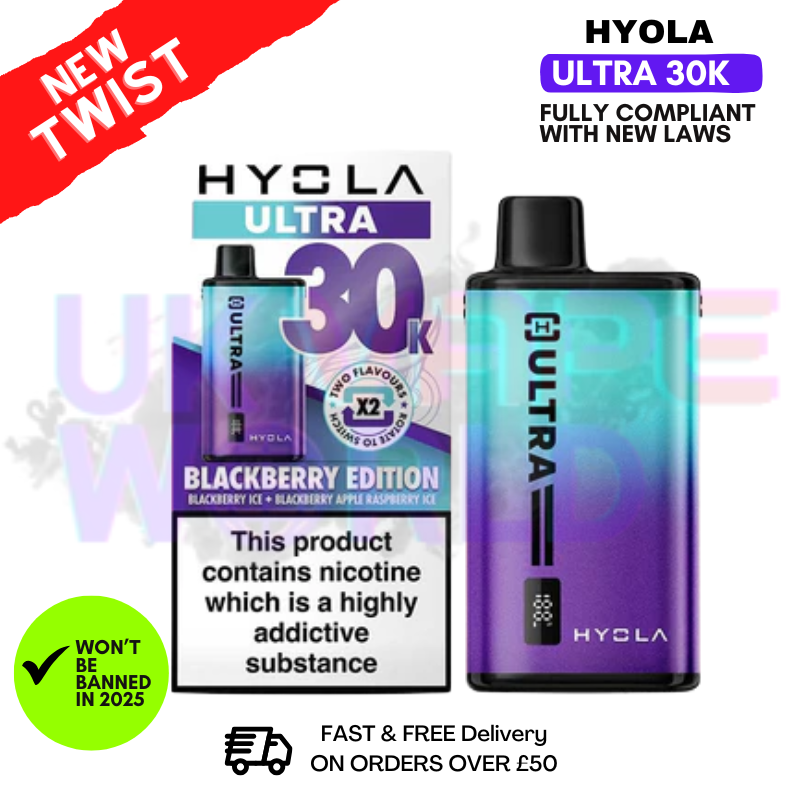 Hyola Ultra 30000 Puff 30K Bar Twist Pod Kit